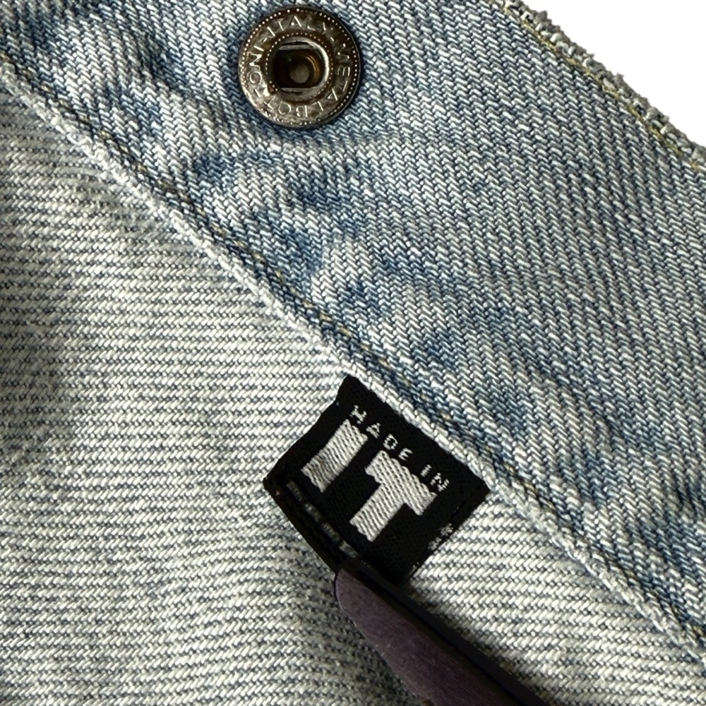 VERSACE‎ JEANS COUTURE Star Studded Vintage Denim Vest Italy Size Small - Picture 14 of 14